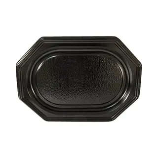Iezzy disposables Cateringschaal Iezzy 35cm Rpet Zwart