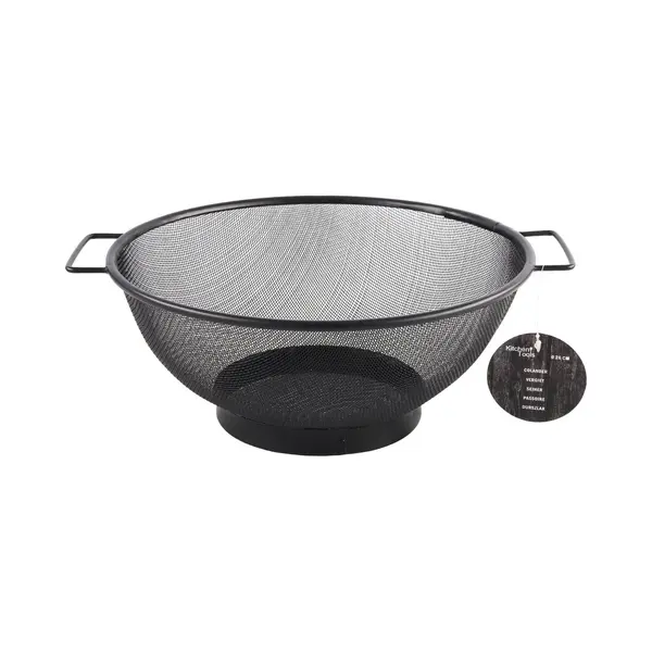 Kitchen Tools Vergiet - Rvs - Zwart - 26cm - Gaas thumbnail