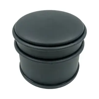 Svenska Living Deurstopper - Rond - Mat Zwart - 10 X 8 Cm - 1 Kg