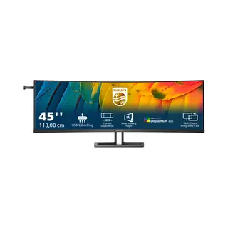 Philips 6000 series 45B1U6900C/00 Led display 113 cm (44.5") 5120 x 1440 pixels UltraWide Dual Quad Hd Black