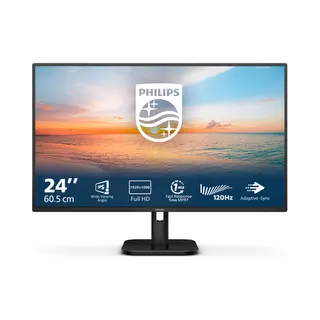 Philips 1000 series 24E1N1100A/00 computer monitor 60.5 cm (23.8") 1920 x 1080 pixels Full Hd Lcd Black