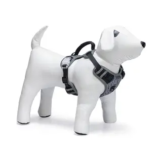 Beeztees Safety Gear Parinca Premium Y-Tuig - Hondentuig - Led - Nylon - Zwart - 38-51 Cm X 15 Mm