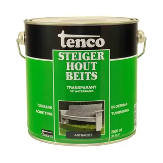 Tenco Steigerhoutbeits Antraciet - 2, 5 Liter