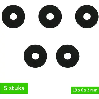 Gimeg Pakkingring Rubber Kombi - 5 Stuks - Zwart