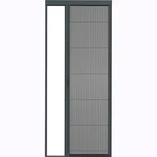 Livn Plissehor Deur Excellent 96x245cm Antraciet - Volledig Voorgemonteerde Cassette - Barrière-vrije Doorloop - Montage In Het Kozijn