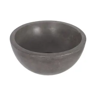 Differnz Ruz - Waskom - Rond - Beton Donkergrijs 25 X 25 X 11.5 Cm