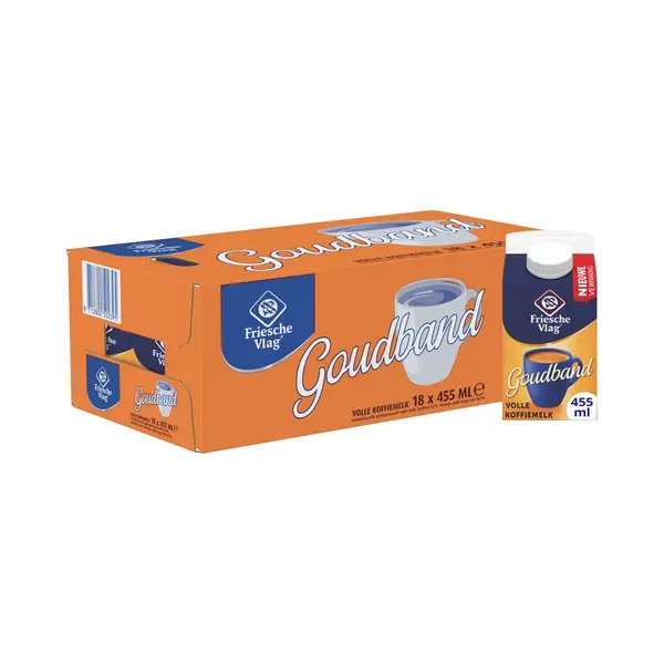 Friesche Vlag Goudband Koffiemelk 18 X 455ml - Voordeelverpakking thumbnail