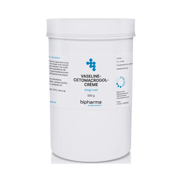 Bipharma Vaseline Cetomacrogolcrème - 500 Gr thumbnail
