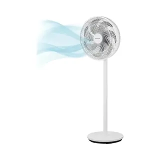 Inventum VST350W In Hoogte Verstelbare Ventilator - 3 Snelheden - Ø 35 Cm - 85° Draaien - Wit