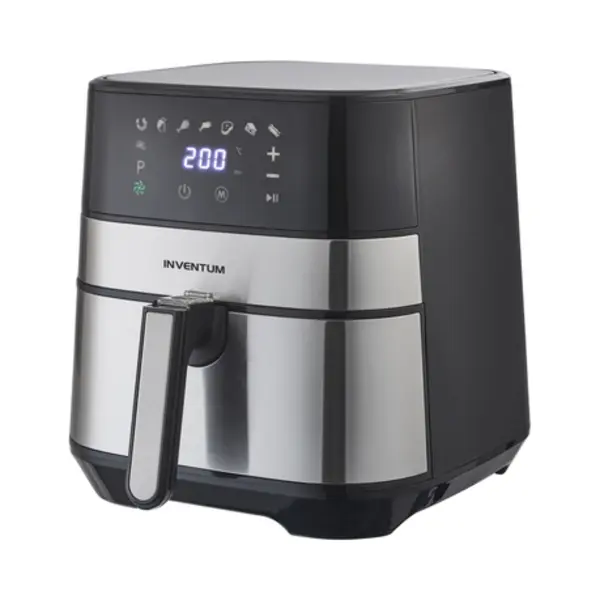 Inventum GF500HLD friteuse Enkel 5 l Vrijstaand 1700 W Heteluchtfriteuse Zwart, Roestvrijstaal thumbnail