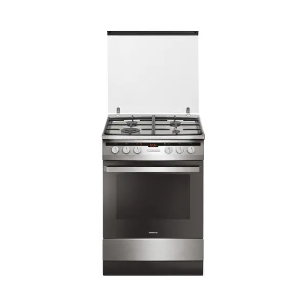 Inventum VFG6034WGRVS fornuis Vrijstaand fornuis Electrisch Gaskookplaat Roestvrijstaal thumbnail