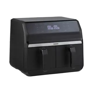 Tomado TAF8001B friteuse Dubbel 8 l Vrijstaand 1700 W Heteluchtfriteuse Zwart