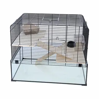 Gebr. De Boon Interzoo Hamsterkooi Vision 58 Zwart
