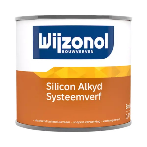 Wijzonol Silicon Alkyd Systeemverf - Op Kleur Gemengd - 1L thumbnail