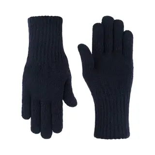 Nomad® Turoa Handschoenen Dames | One Size Donkerblauw | Winter Warm & Zacht | Gebreide Wolmix