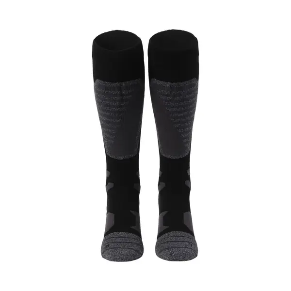 Nomad® Skisokken Pro Merinowol 1-Pack | Maat 39/42 Zwart | Skiën / Snowboarden / Wandelen | Goede Vochtafvoer | Extra Versteviging | Ski Sokken thumbnail