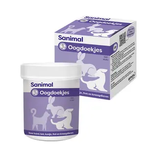 Sanimal Oogdoekjes 100 Stuks