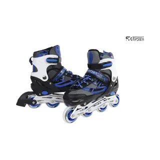 Street Rider Skeelers Blauw/Zwart, Maat 37-40