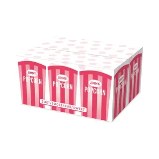 Jimmy's Popcorn - Zoet - 6 Dozen X 140 Gram