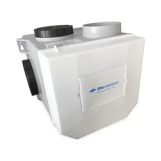 Itho Daalderop Cve-S Eco Fan Ventilator Box Alles-in-1 Pakket Se 325m3/h + Vochtsensor + Rft Auto + 4 Ventielen - Euro Stekker
