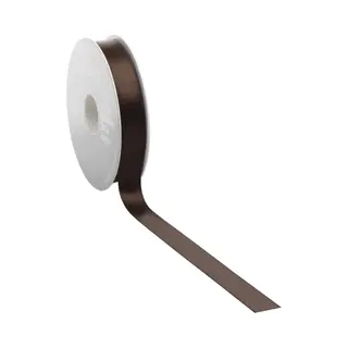 Kp Satijnlint Bruin| Zeer Luxe Kwaliteit |6 Mm / 50 Mtr.