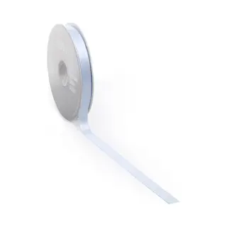 Kp Satijn Lint 10 Mm Blauw Op Rol Van 25 Meter