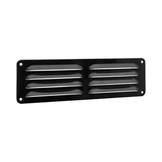 Nedco Rechthoekig Aluminium Schoepenrooster - Zwart - 300 X 90 Mm - Optimale Luchtafvoer