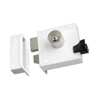 Nemef 4154/02 - Veiligheidsoplegslot - Doornmaat 50 Mm - Skg** - Wit
