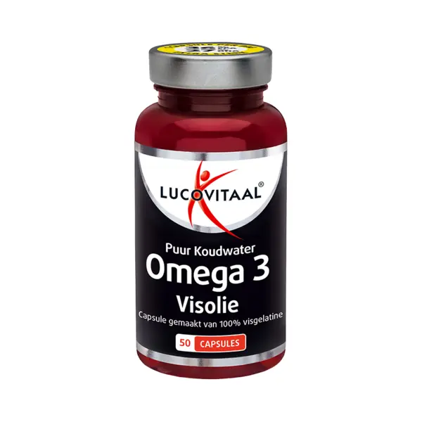 Lucovitaal - Koudwater Visolie Omega 3 Puur - 50 Capsules - Visolie - Voedingssupplement thumbnail