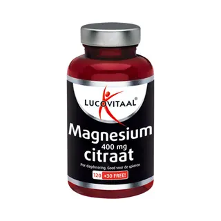 Gratis, Lucovitaal Magnesium Citraat 400mg 150 Tabletten