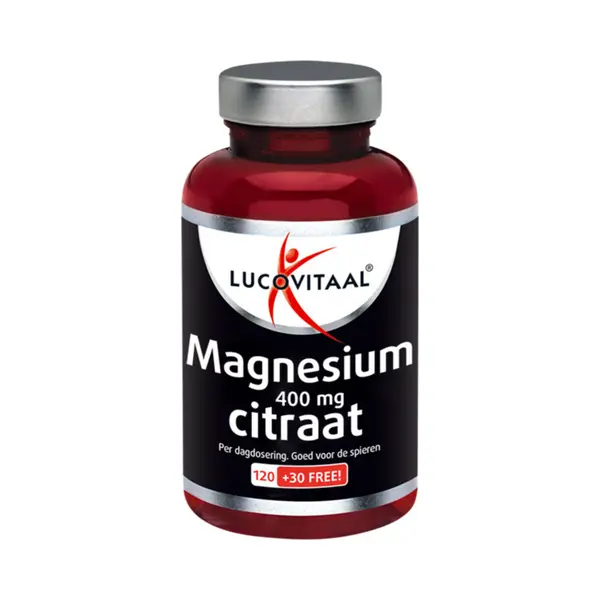 Gratis, Lucovitaal Magnesium Citraat 400mg 150 Tabletten thumbnail