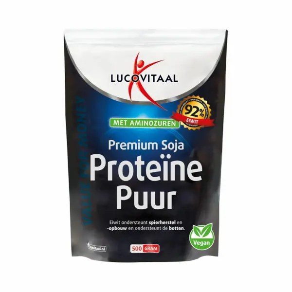 Lucovitaal Premium Soja Proteïne Puur - 500 Gr thumbnail