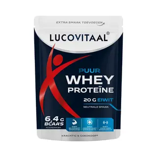 Gratis, Lucovitaal Proteïne Whey Poeder Puur 250 Gr