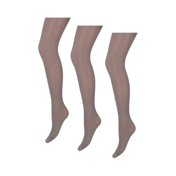 Marianne - Glanzende Dames Panty - 35 Denier - 3-Pack - Maat L/Xl - Zilver thumbnail