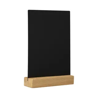 Europel 356280 Kreidetafel Schwarz, Holz Eiche, Polystyrene