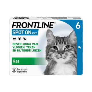 Frontline Spot On Pour Chats 6 Pipettes X 0, 5ml Protection Contre Les Tiques Pour Chats