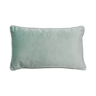 Dutch Decor Finn - Kussenhoes 30x50 Cm - Velvet - Lendekussen - Jadeite - Lichtgroen - Met Rits - Zonder Binnenkussen