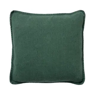 Dutch Decor Bowie - Kussenhoes 45x45 Cm - Gewassen Katoen - Mountain View - Groen - Met Rits - Zonder Binnenkussen