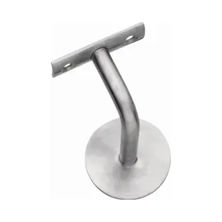 Intersteel - Handlaufträger Edelstahl Matt Durchmesser Wandplatte 60 Mm Gerade Auflage
