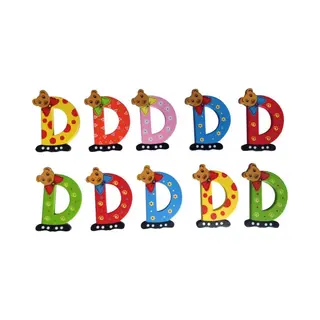 Charl's Toys Kleine Beren Plakletter D (5cm)