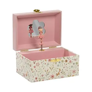 Little Dutch, Uhrenbox + Schmuckaufbewahrung, Musik Schmuckkästchen, Rosa