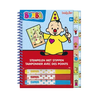Bumba Stempelen Met Stippen Boek - Educatief Speelgoed Peuter Kleuter - Vanaf 3 Jaar - Studio 100 - Bambolino Toys Junior