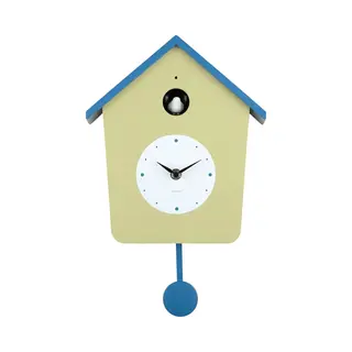 Karlsson, Klok, Wandklok Cuckoo Light - Theegroen - 23x10.5x26.4cm - Wandklok Scandinavisch
