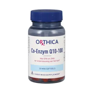 Orthica Co-enzym Q10-100, 30 Stuks, 30 Stuks