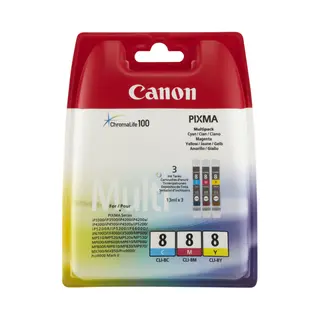 Canon 0621B029 inktcartridge 3 stuk(s) Origineel Cyaan, Magenta, Geel