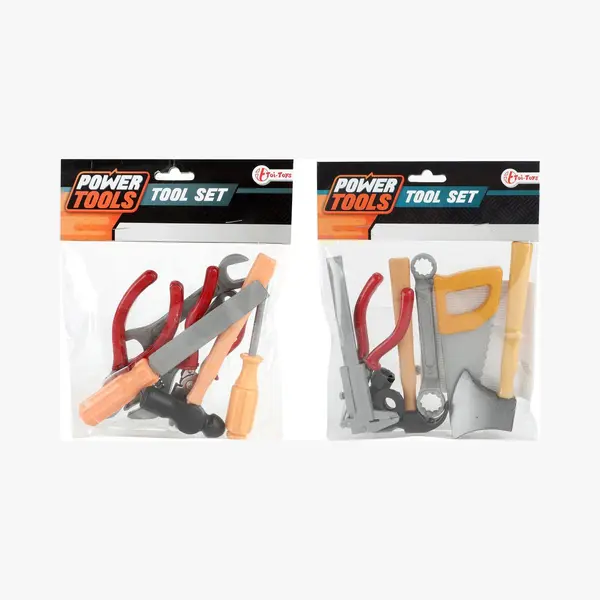 Toi-Toys Power Tools - Gereedschapset - 7-delig Speelgoedgereedschap - Multi thumbnail