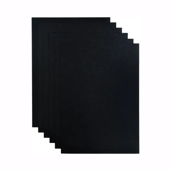 Papicolor Karton A4 | Ravenzwart | 200 Grams | 6 Vel (301901) thumbnail