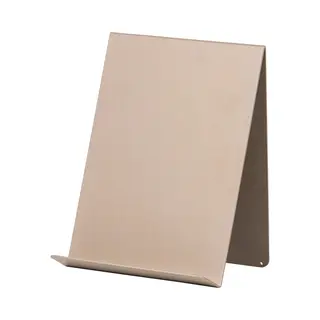 Woood Brook Boekenstandaard Staand - Metaal - Zand/Beige - 24x19x14 Cm
