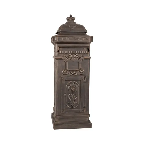 Ks Verlichting Kolombrievenbus Xl Bronze - Engelse Brievenbus thumbnail