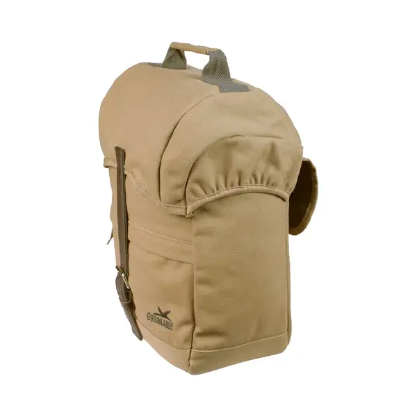 Greenlands Enkele Canvas Fietstas Travel - 20 Liter - Camel - Gevoerd Met Spijkerstof - Incl. Regenhoes thumbnail